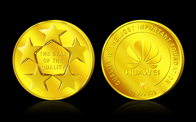 華為質(zhì)量之星紀(jì)念章