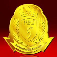 魅絲寇化妝用品5周年紀(jì)念徽章