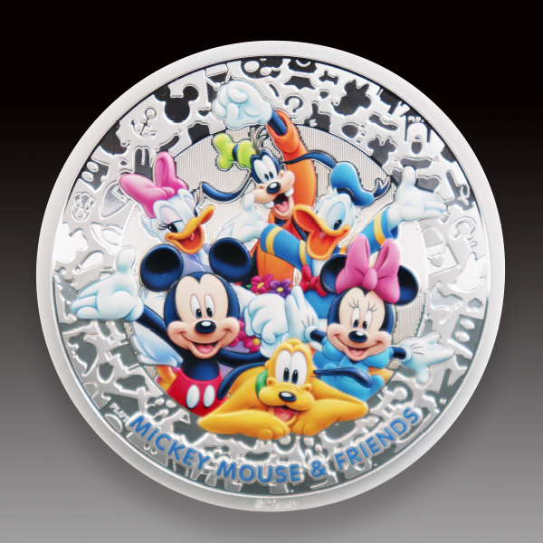 迪士尼彩印銀幣